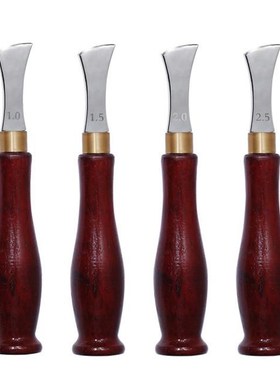 1/1.5/2/2.5mm Leather Edge Tool Creaser Arch Edge Sector Sha