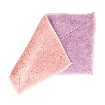 Home Cleaning Cloths Absorbent Thicker Double-layer Microfib
