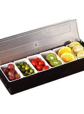 Kitchen Storage Box 5/6 Compartments Fruit Vegetable Contain