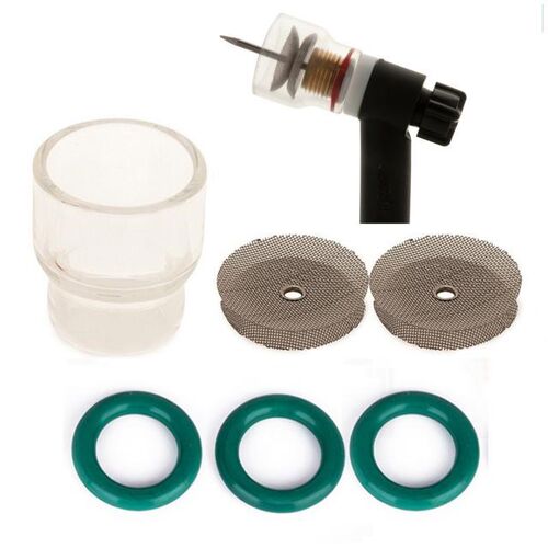 6pcs Pratical Tig Welding Kit Mayitr Pyrex Welding Cup with