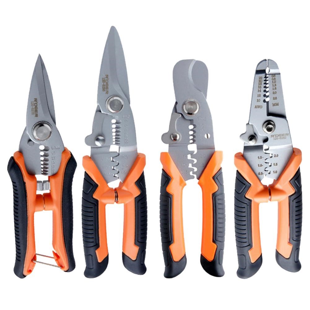Electrician Crimper Cable Cutter Automatic Wire Stripper Mul