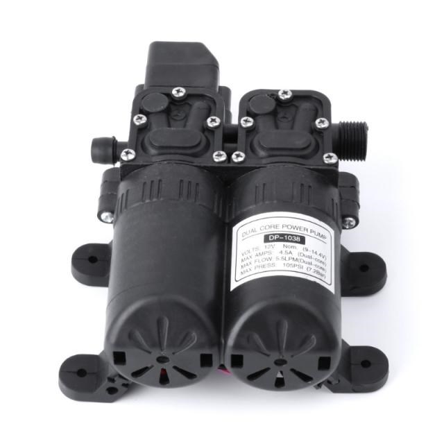 High Power Pressure Double Pump 12V DC Water Pump Mini Elect