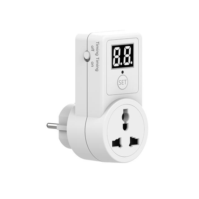Electric EU Plug Universal Socket 10A AL09-2D 2 Digits On/of