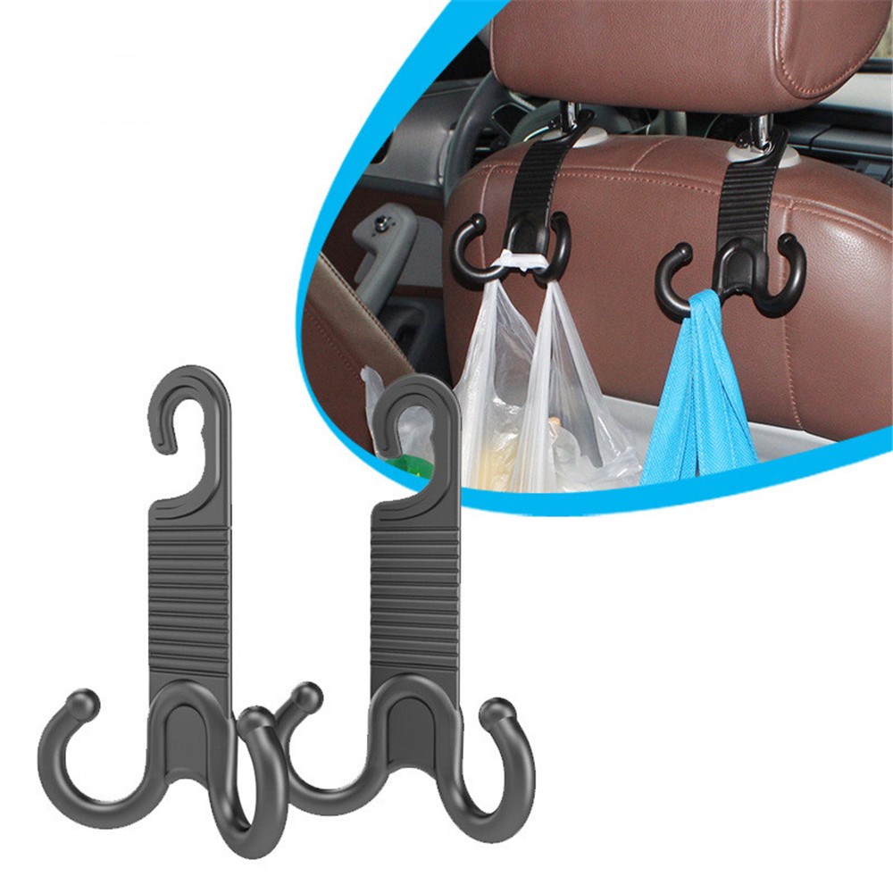 2pcs Hanger Hook Car Vehicle Auto Visor Accessories bag Orga