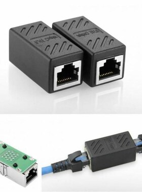 New 2pcs RJ45 Coupler Inline Cat7 / Cat6 / CAT5e Ethernet Ca
