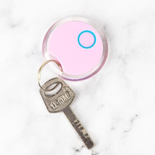 GPS Tracker Crystal Round Smart Anti-lost Device Key Finder