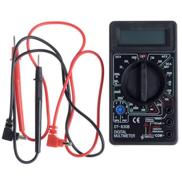 Portable LCD Digital Multimeter Tester DT838 Voltmeter Measu