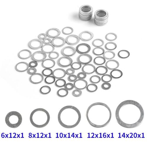 20Pcs Washers Gasket Aluminum Flat Metal Washer Gasket Alumi