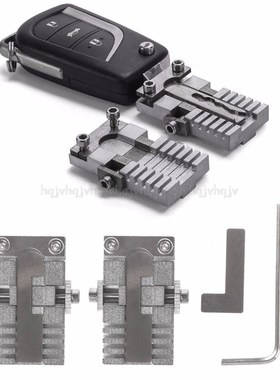 Key Clamping Fixture Duplicating Cutting Machine For Car Key