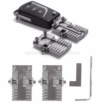 Key Clamping Fixture Duplicating Cutting Machine For Car Key