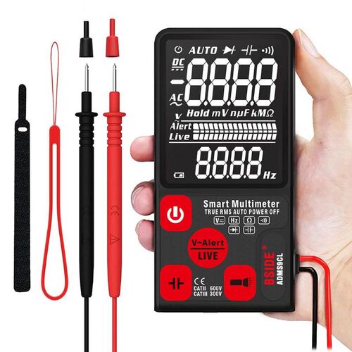 NEW Ultra-Portable Digital Multimeter ADMS7/S9CL Large LCD 3