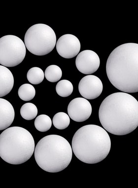 100pcs DIY Modelling Polystyrene Styrofoam Foam Ball Xmas We