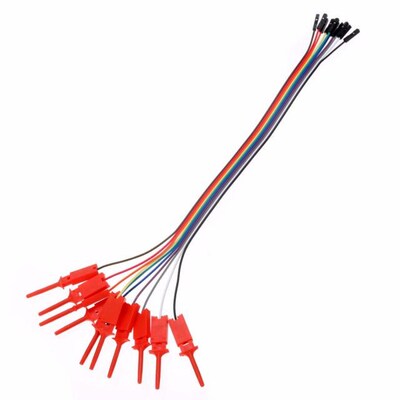 Mayitr 10pcs High Efficiency Logic Analyzer Cable Gripper Pr