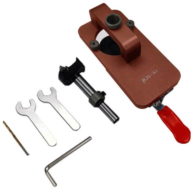 Wood Drilling Dowel Jig Hole Punch Locator Hard Alloy Door C