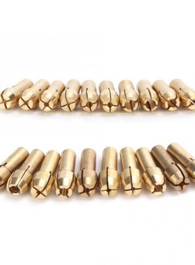 10pcs 0.5-3.2mm Mini Brass Collets Chucks Electric Grinder R