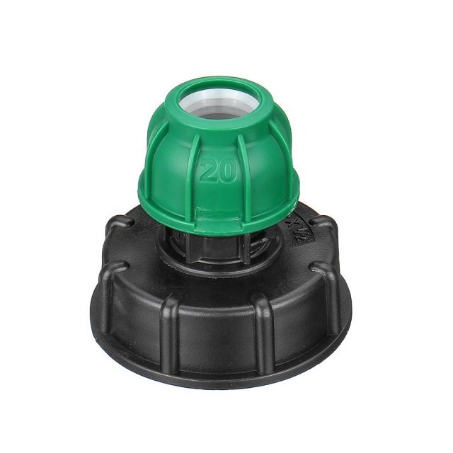 60x6 IBC Tank Drain Adapter Thread Outlet Tap Water Connecto