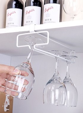 Stemware Inverted Storage Shelf Wine Glass Holder Hanging Ir