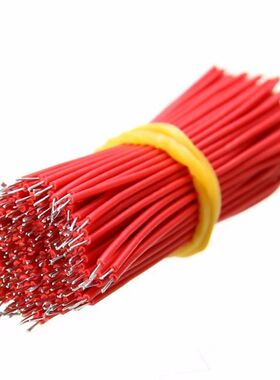 400pcs 6cm Breadboard Jumper Cable Wire Black & Red Tin-Plat