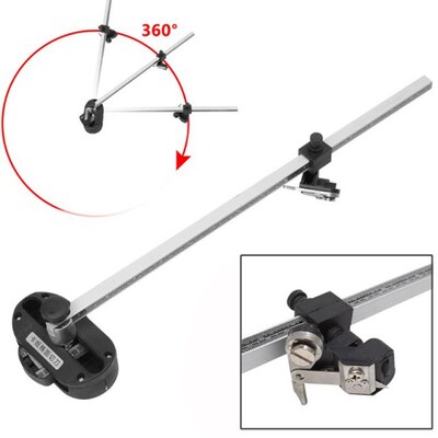40cm For Kt board Pvc board Manual Cutting ruler cut round t