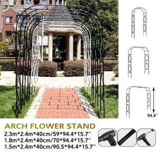 Arch Door Wrought 2.3mX2.4m Home Wedding Iron Garden Outdoor