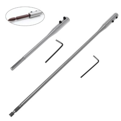 150/300mm Fit For Flat Drill Bit Deep Hole Shaft Hex Extenti