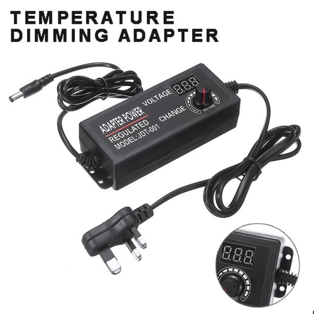 Adjustable Voltage 3V-12V/9-24V Governor 5.5 x 2.5mm UK Plug