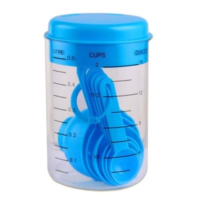 7Pcs/Set Plastic Baking Utensil Portable Kitchen Measuring C