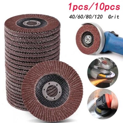10 PCS Edge disc 115mm 4.5 Abrasive disc 40/60/80/120 grindi