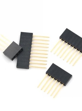 4/6/8/10 Pin 2.54 Mm Stackable Long Legs Femal Header 10pcs