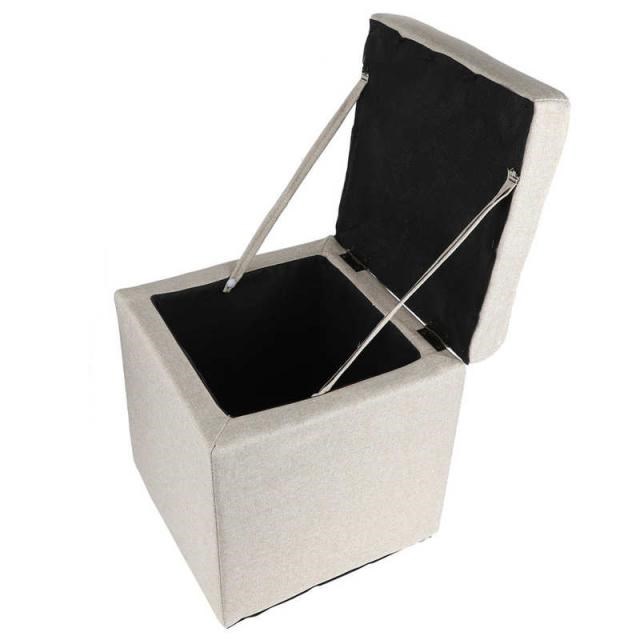 Multifunctional Cushion Footstool Footrest Stool Storage Box