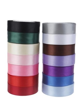 25Yards (22M) Roll Decorative Silk Satin Ribbons 适用于 Craf