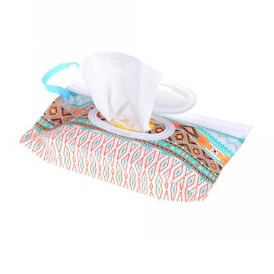 Eco-friendly Wet Wipes Bag Clamshell Cosmetic Pouch Clutch a