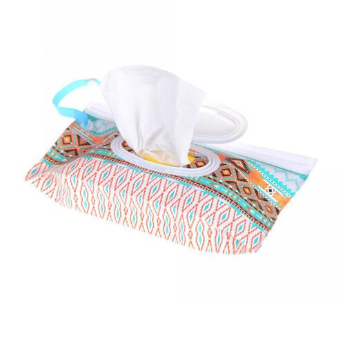 Eco-friendly Wet Wipes Bag Clamshell Cosmetic Pouch Clutch a