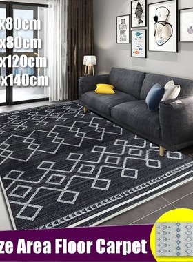 Geometric Printed Carpet Rug for Living Room Washable Bedroo