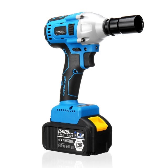Electric Impact Wrench 320N.m Brushless Wrench Socket 15000m