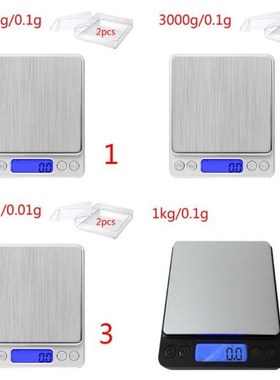 LED Digital Kitchen Scale Mini Pocket Stainless Steel Precis