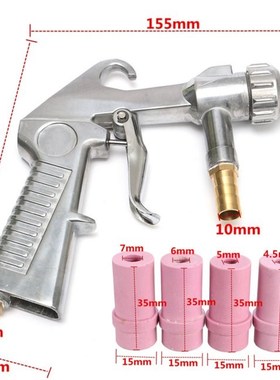 Sandblaster Air Siphon Feed Blast Nozzle Ceramic Tips Abrasi