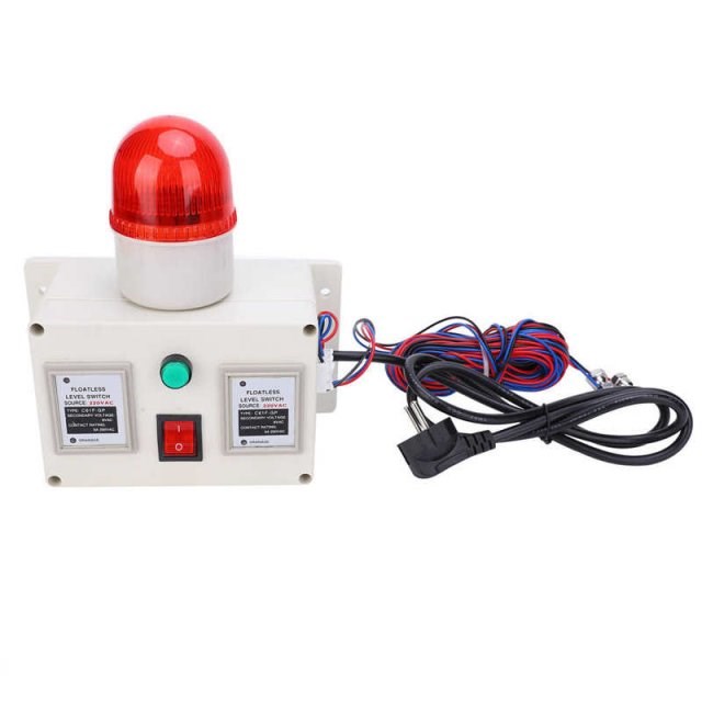 2 in 1 Water Level Alarm Sensor 90dB Tank Monitoring Full Sh