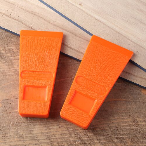 1/2pcs 5 inch Felling Wedge Plastic Felled Chock Tree Cuttin