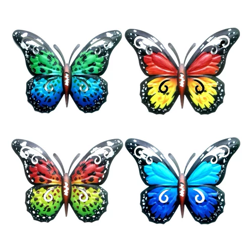 16,5 см металлической бабочки украшения стен