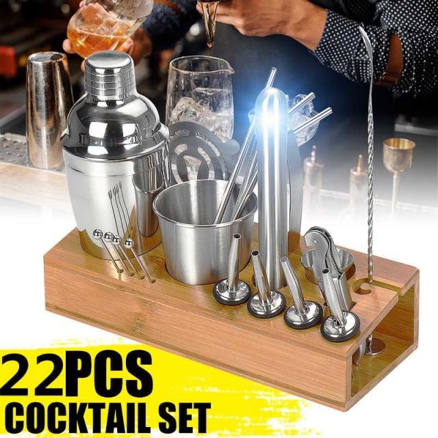 Bar Set Barware Cocktail Shaker Cocktail Making Kit with Woo