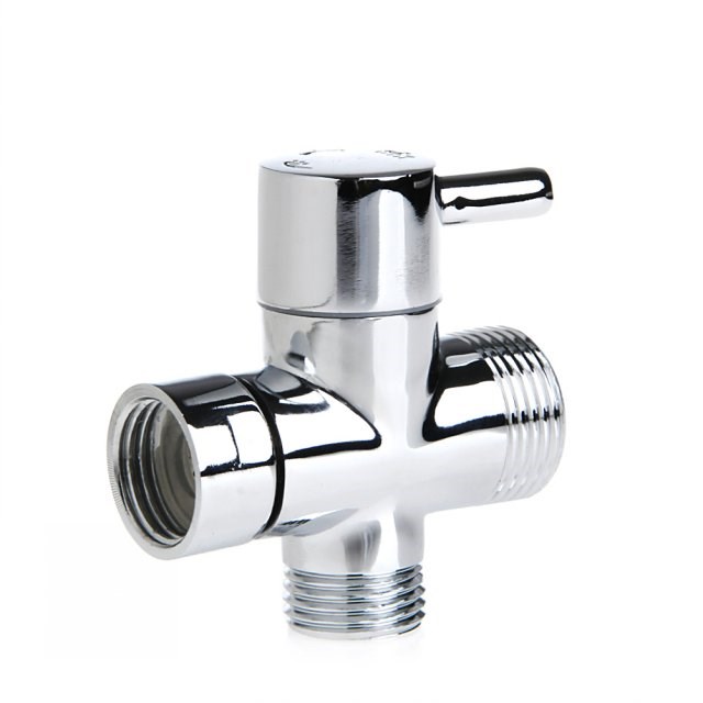 T-adapter 3 Way Valve For Diverter Bath Toilet Bidet Sprayer
