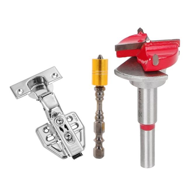 Adjustable Carbide Drill Bits Hinge Hole Opener Boring Bit T