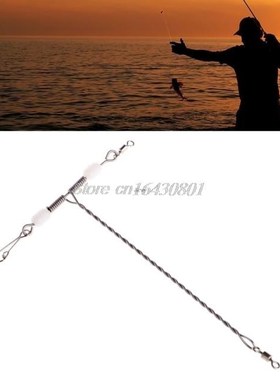 Stainless Steel Luminous Beads Balance T-shape Swivel Snap F