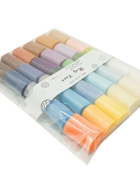 30 Assorted Colors Latch Pre Cut Wool Yarn Set 适用于 Tapest