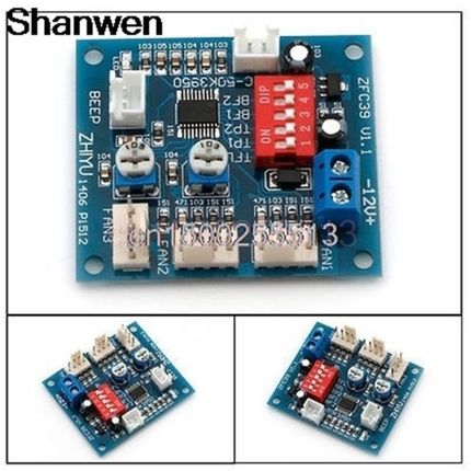 12V PWM CPU PC Fan Temperature Control Speed Controller Modu