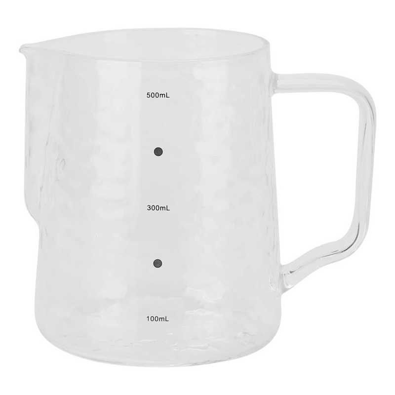 Glass Measure Cup Lightweight 500ml Coffee Cup for Hotels fo