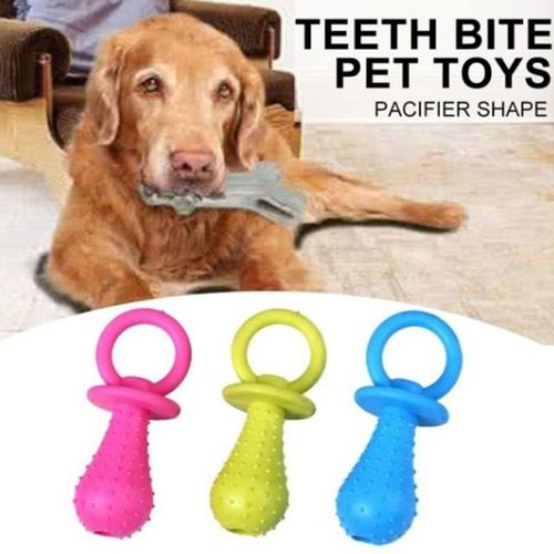dog toy's new pacifier pet toy is toothless chewing and play