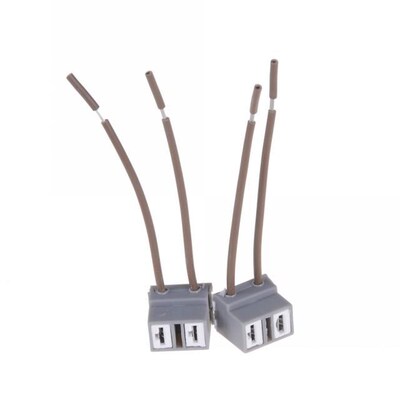 2pcs H7 Wiring Harness Car 2 Pin Way Electrical Wire Connect