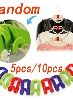 Mini hook clothes hanger hook flocking clothes frame flockin